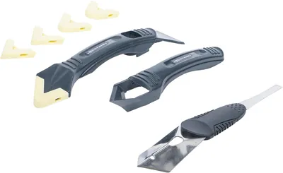 Produktbild von KRAFTMANN 85200 Silikon-Fugenentferner und Spachtelsatz, 8-tlg.