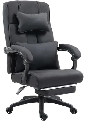 Imagen del producto de Silla de juego – Ergonómica, con asiento grande, reposapiés ajustable, peso máximo: 158 kg