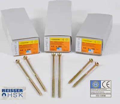 Produktbild von Reisser HSK Holzschrauben Vi-Port Q500 Torx Spanplattenschrauben TX40 Senkkopf