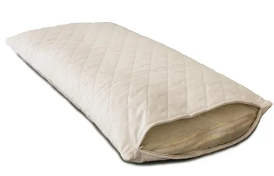 Produktbild von Zirbenkissen 40x80cm Steppware, mit zusätzlichem Bio-Inlett | Zirbenholzkissen
