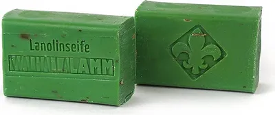 Produktbild von 2 Stück Lanolin Handwerkerseife Walhalla Lamm Eisenkraut 2x 100g Doppelpack