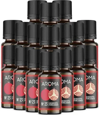 Produktbild von myAROMA flavour drops – Garantapfel, 17x10ml | Zuckerfrei, Kalorienfrei & Vegan, Natürliches Aroma für Backen & Mehr
