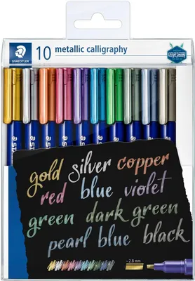 Produktbild von Layoutmarker 8325 Metallic calligraphy ca. 2,8mm VE=10x10 Stück