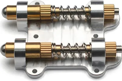 Obrázek produktu pro POENVFPO stabilizátor kytarového tremolo můstku, stabilizátor vyvážení tremolo systému pro více kytar (dvojitý)