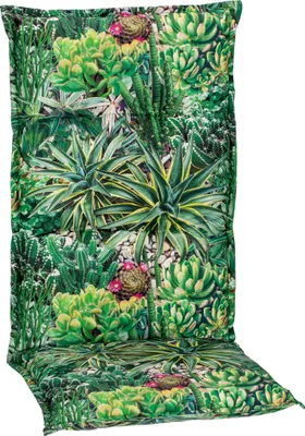 Obrázek produktu pro Potah na židli s vysokým opěradlem 118 x 46 cm, směs bavlny, zelený