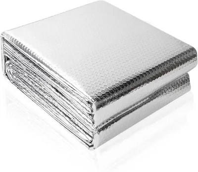 Produktbild von Isolierfolie 60 cm x 5 m, 3 mm Stärke, 12 Klebestreifen, für Heizkörper