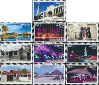 Produktbild von Briefmarken Malediven 2016 Mi 6615-6624 (kompl.Ausg.) postfrisch Fremdenverkehrswerbung