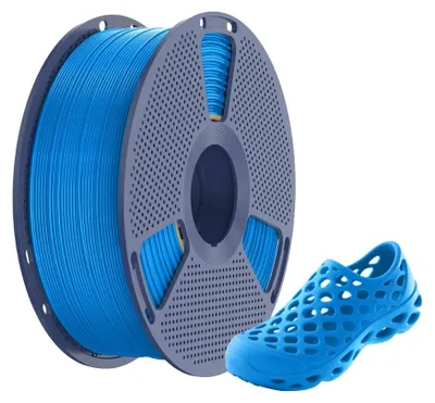 Obrázok produktu pre Filament do 3D tlačiarne, vysoká pružnosť, jednoduché použitie, azúrová farba