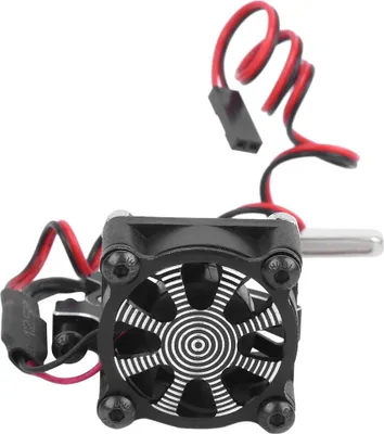 Obrázok produktu pre Chladič ventilátora motora RC modelu auta s tepelným snímačom pre 540 550 3650 3660Čierna