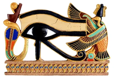 Produktbild von Wandskulptur Auge des Horus aus Polyresin, 30 cm