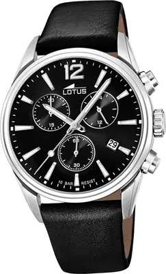 Produktbild von Lotus Leder Herren Uhr Armbanduhr schwarz Sport Khrono D2UL18691/3