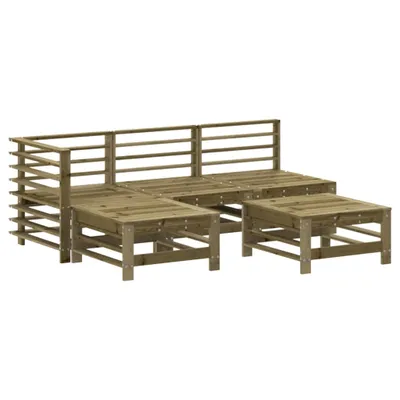 Produktbild von vidaXL 5-tlg. Garten-Lounge-Set Kiefernholz Imprägniert
