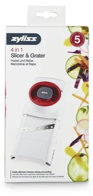 Productafbeelding van Zyliss E900027, Rasp voor groenten, Rood, Wit