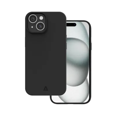 Produktbild von alkaya. iPhone 15 Plus Schutzhülle kompatibel mit Magsafe, Handyhülle, Silikonhülle - Schwarz