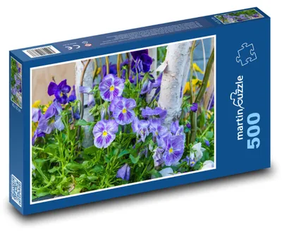 Zdjęcie produktu dla martinpuzzle - Puzzle 500 - Macešky - ogród, kwiaty