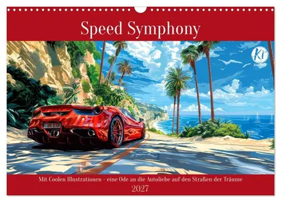 Produktbild von Speed Symphony (Wandkalender 2027 DIN A3 quer), CALVENDO Monatskalender