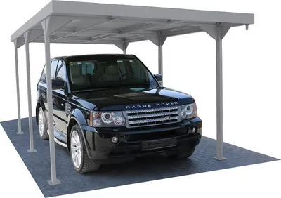 Produktbild von Duramax Metall Carport 543x 287 | Autoüberdachung | offene Auto Garage | H. 233 x B. 287 x T. 543 cm | Garagenüberdachung