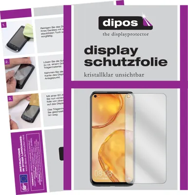 Produktbild von 2x ochrana displeja pre Huawei P40 Lite číra ochranná fólia displeja dipos