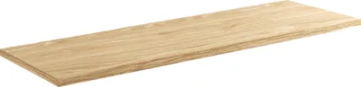 Zdjęcie produktu dla Blat Łazienkowy 140 Cm Mdf Dąb Olejowany Pod Umywalkę Nablatową
