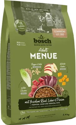 Image de Bosch 2,4kg MENUE Adt Rind&Innerei+Rog&H