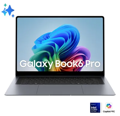 Immagine prodotto di Samsung Galaxy Book6 Pro (16", Ultra 7 356H, 32GB), Copilot+PC, lntel® Core™ Ultra 7 processor 356H, 1TB, Portatile, Batteria fino a 30 ore*, Design sottile, Dynamic AMOLED 2X display, Touchscreen, Touchpad Aptico, Galaxy Al, Gray