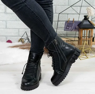Zdjęcie produktu dla Damskie buty zimowe DEMALIS wykonane z prawdziwej skóry z przytulną pluszową podszewką w rozmiarze 35 - synteza stylu i komfortu! Wyprodukowano w UE