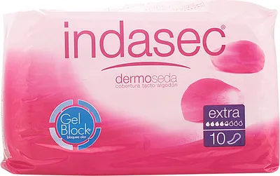 Produktbild von Indasec Dermoseda Compresa Incontinence Extra 10 pcs