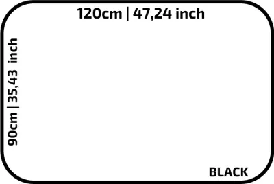 Produktbild von ZOLTA Bodenschutzmatte für Hartböden 0,8mm 90 x 120cm Transparent - Schreibtischstuhl Unterlage - Bürostuhl Matte - Bodenmatte unter Bürostuhl und Schreibtisch - Schreibtischunterlage - Transparent