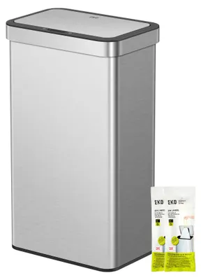 Immagine prodotto di Contenitore per rifiuti EKO da 80 litri con sensore, grande cestino con apertura automatica del coperchio
