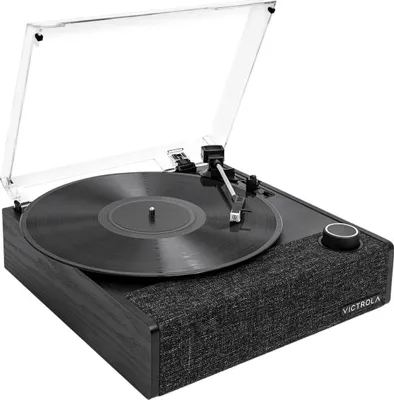 Obrázok produktu pre Victrola Eastwood II, Gramofón s remeňovým pohonom, Čierna, MDF, Plast, 33 1/3,45,78 ot/min, 33 1/3,45,78 ot/min, 307 mm