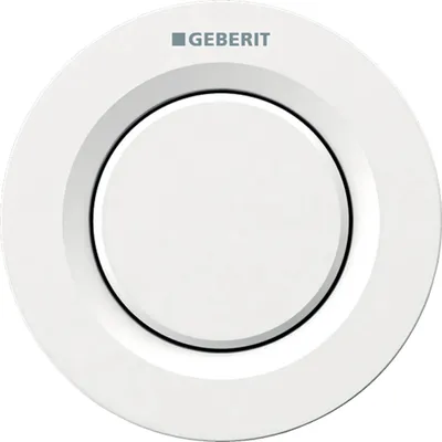 Produktbild von Geberit Fernbetätigung Typ01 UP, 1-Menge, weiss, rund, 1 Stk.