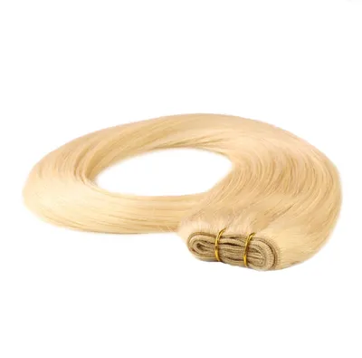 Zdjęcie produktu dla Treska przedłużająca z prawdziwych włosów #9/0 jasny blond 100 g