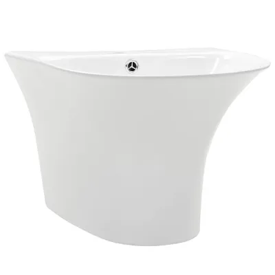 Produktbild von vidaXL Waschbecken Weiß 47 x 45 x 37 cm Glasierte Keramik