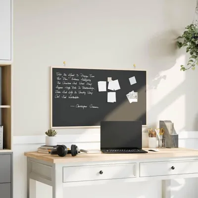 Produktbild von Kreidetafel mit Holzrahmen für Zuhause und Büro