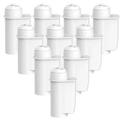 Productafbeelding van Waterfilter vervanging voor Siemens EQ-serie, 10 stuks | Vervanging voor EQ3/EQ5/EQ6/EQ7/EQ9, Brita Intenza, Bosch TCZ70033A