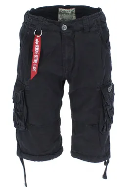 Obrázek produktu pro Pánské cargo kraťasy Alpha Industries Jet Short, barva: černá, velikost: W34