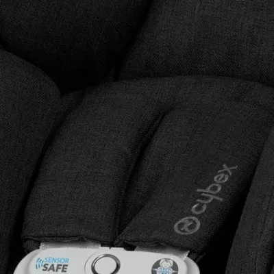Produktbild von Cybex Gurtpolster für Cloud-Q- Cloud-Z- Aton-Q Babyschale - Deep Black PLUS