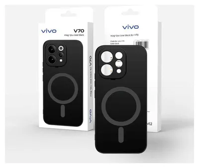 Productafbeelding van Achterkant beschermhoes voor de Vivo V70, zwart