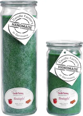 Produktbild von Candle Factory Kerzen-Set Bratapfel Big + Mini Jumbo Duftkerze Dekokerze
