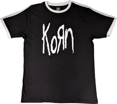 Produktbild von Korn - T-Shirt für Herren/Damen Uni, Logo RO14309 (XL) (Schwarz)