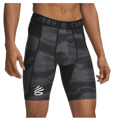 Produktbild von Under Armour - "HeatGear" Kompressions-Shorts für Herren/Damen Uni GT14175 (S Kurz) (Schwarz/Grau)