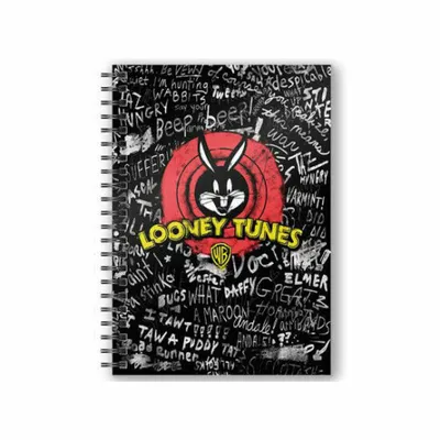 Image de SD Toys Looney Tunes Carnet de notes avec effet 3D Bugs Bunny Face
