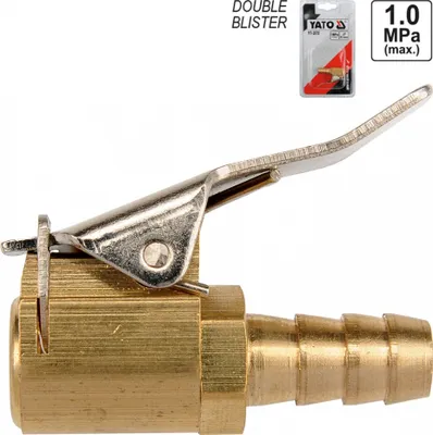 Produktbild von Druckluft Auto Ventilaufsatz Ventilstecker Momentstecker Klemmnippel 6 mm