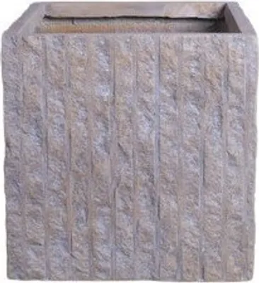 Produktbild von TrendLine Pflanztopf 32 x 32 x 32 cm grau braun strukturiert