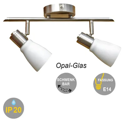 Produktbild von Strahler Lena-Eiko 2- flammig Spot Fassung E14 Deckenlampe