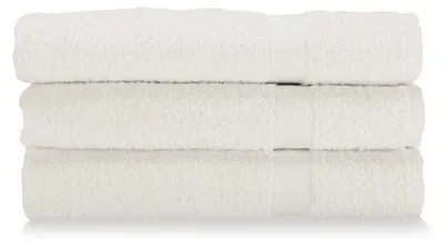 Zdjęcie produktu dla Ręczniki do rąk, frotte, 100% bawełna, 60 x 100 cm, białe, zestaw 3 sztuki