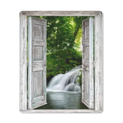 Produktbild von MuchoWow® Mauspad Mousepad Wasserfall - Aussicht - Landschaft 30x40 cm - Mousepads - Maus Mat - Pad - Mausunterlage - Mausmatten
