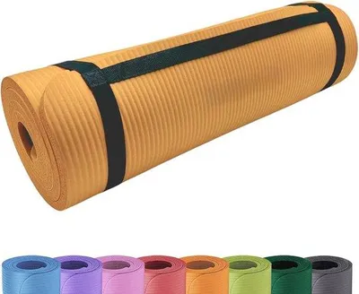 Produktbild von Famanu Yogamat Antirutsch - Extra dicke 15 mm Gymnastikmatte für Yoga, Pilates und Fitness - 180 x 60,5 cm
