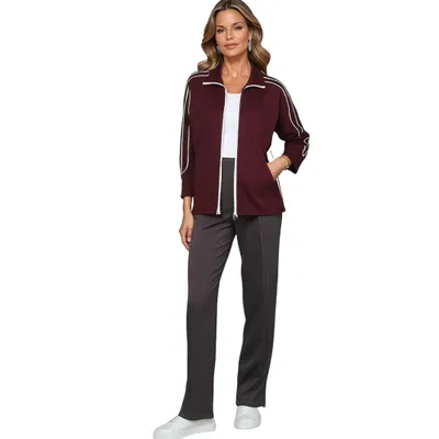 Produktbild von Herbold Sportswear Freizeitanzug Gr.19 Kurzgröße bordeaux-anthrazit