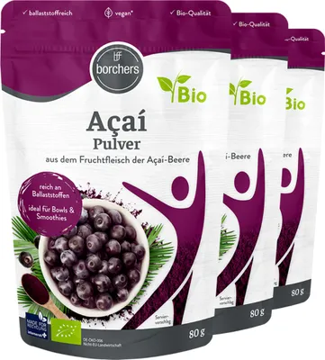 Produktbild von BORCHERS  Acai Pulver (3x80g)